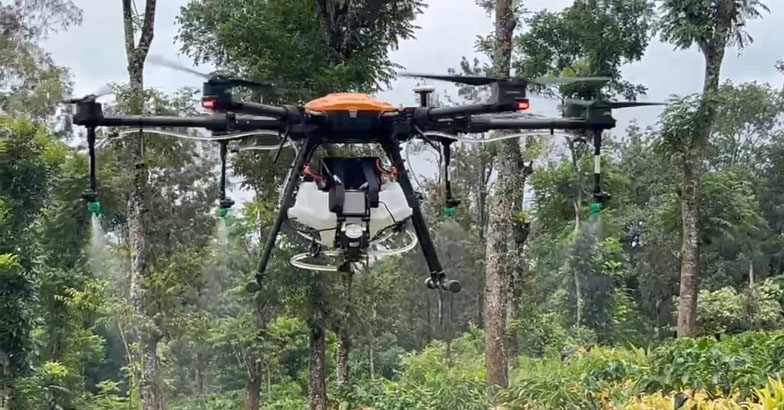  കാപ്പിതോട്ടങ്ങളില്‍ എ.ഐ. സഹായത്തോടെ ഡ്രോണ്‍ ഉപയോഗിക്കാന്‍ തോട്ടം ഉടമകള്‍